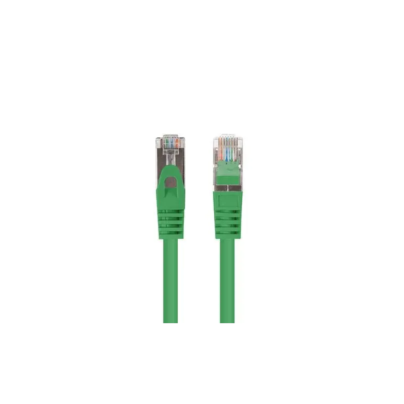 Patchcord Lanberg FTP kat.6 1m zielony 10-pack