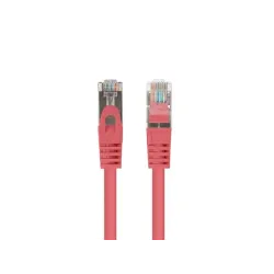 Patchcord Lanberg FTP kat.6 0,25m czerwony 10-pack