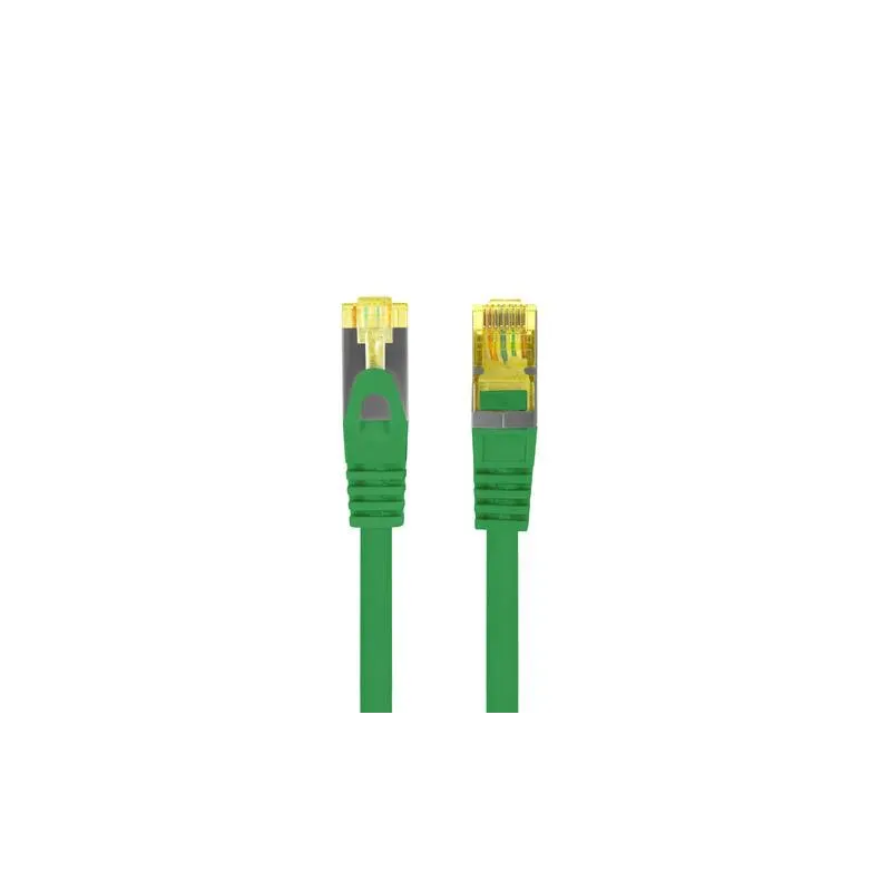Patchcord Lanberg FTP kat.6A 0.5m LSZH CU fluke passed zielony