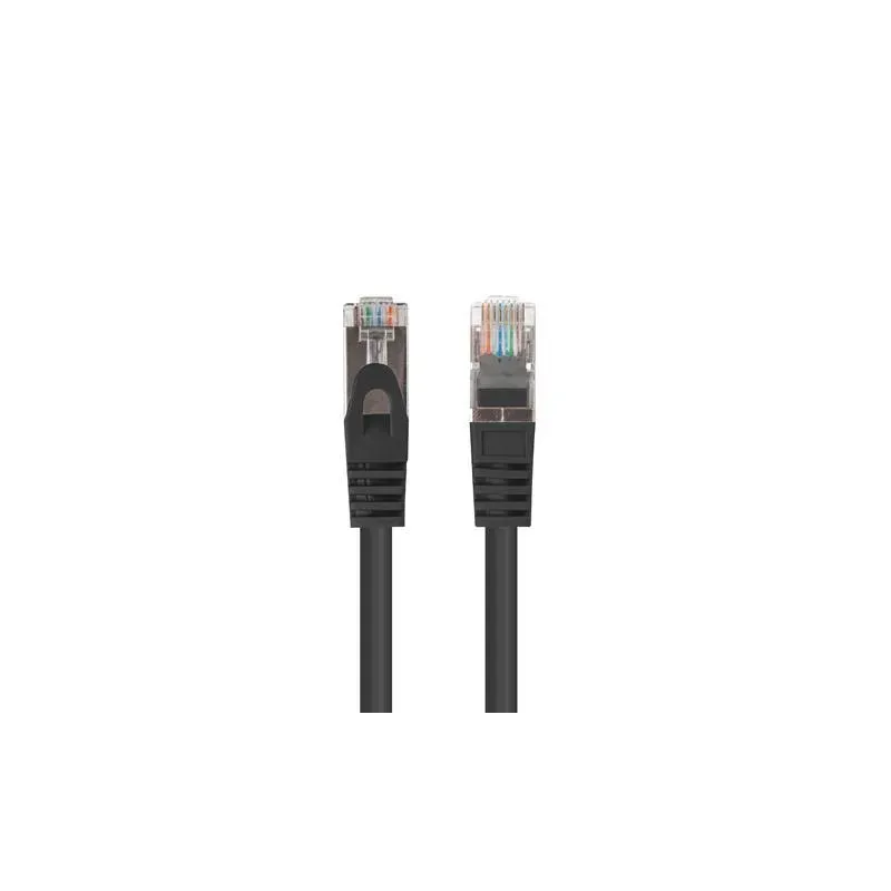 Patchcord Lanberg FTP kat.6 2m czarny 10-pack
