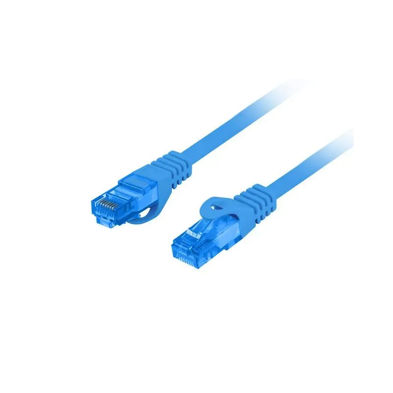 Patchcord Lanberg S/FTP kat.6A 5m LSZH CCA fluke passed niebieski