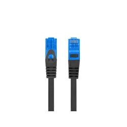 Patchcord Lanberg S/FTP kat.6A 10m LSZH CCA fluke passed czarny