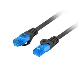 Patchcord Lanberg S/FTP kat.6A 10m LSZH CCA fluke passed czarny