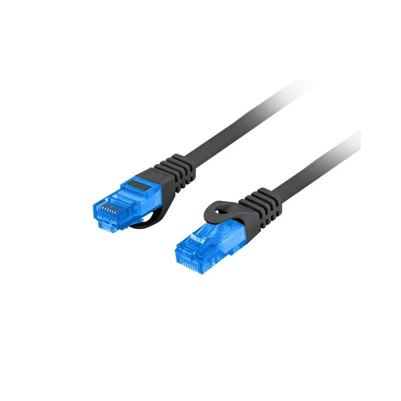 Patchcord Lanberg S/FTP kat.6A 10m LSZH CCA fluke passed czarny