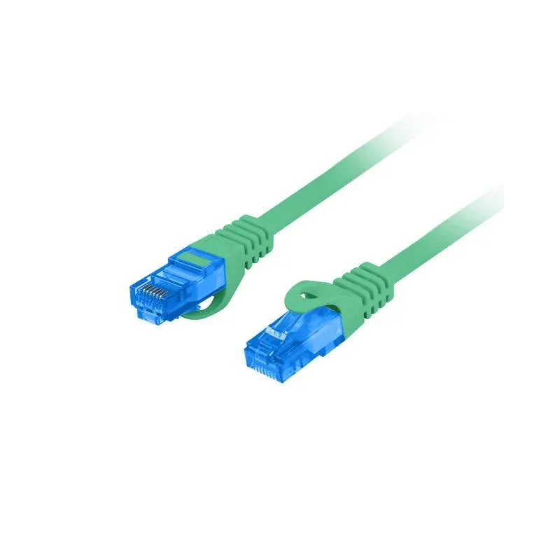 Patchcord Lanberg S/FTP kat.6A 2m LSZH CCA fluke passed zielony
