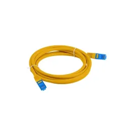 Patchcord Lanberg S/FTP kat.6A 1m LSZH CCA fluke passed pomarańczowy