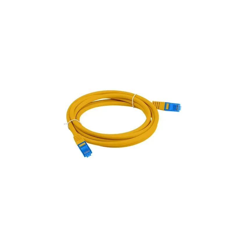 Patchcord Lanberg S/FTP kat.6A 1,5m LSZH CCA fluke passed pomarańczowy