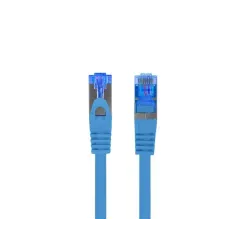 Patchcord Lanberg S/FTP kat.6A 0,25m LSZH CCA fluke passed niebieski