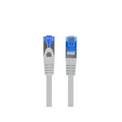 Patchcord Lanberg S/FTP kat.6A 0,25m LSZH CCA fluke passed szary