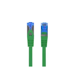 Patchcord Lanberg S/FTP kat.6A 0,25m LSZH CCA fluke passed zielony