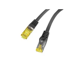 Patchcord Lanberg S/FTP kat.6A 3m LSZH CU fluke passed czarny