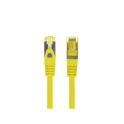 Patchcord Lanberg S/FTP kat.6A 3m LSZH CU fluke passed żółty