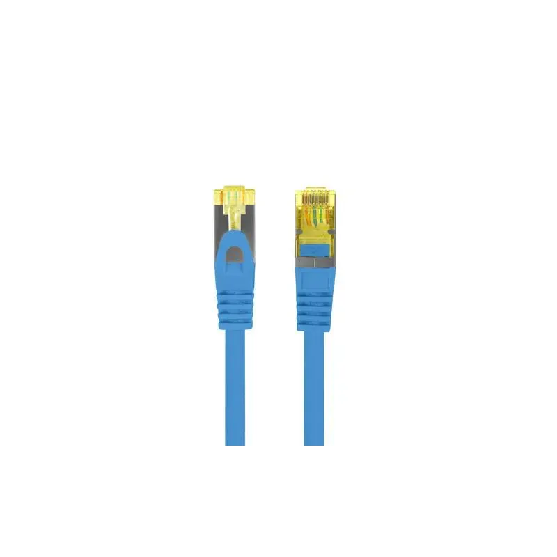 Patchcord Lanberg S/FTP kat.6A 5m LSZH CU fluke passed niebieski