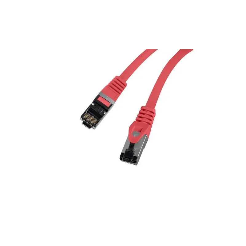 Patchcord Lanberg S/FTP kat.8.1 5m LSZH CU fluke passed czerwony