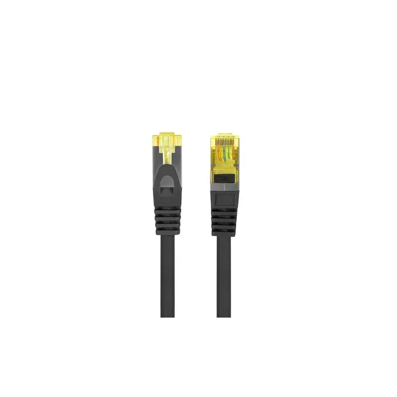 Patchcord Lanberg S/FTP kat.6A 15m LSZH CU fluke passed czarny