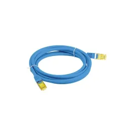Patchcord Lanberg S/FTP kat.6A 15m LSZH CU fluke passed niebieski