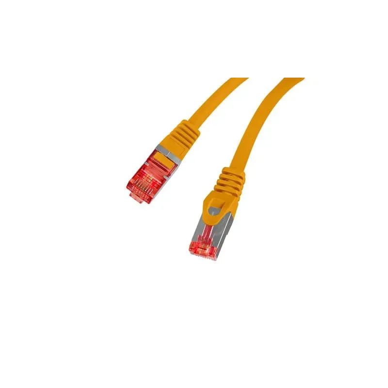 Patchcord Lanberg S/FTP kat.6 3m LSZH CU fluke passed pomarańczowy