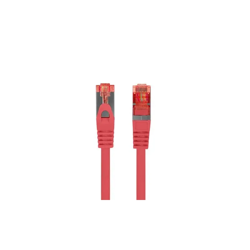 Patchcord Lanberg S/FTP kat.6 0,25m LSZH CU fluke passed czerwony