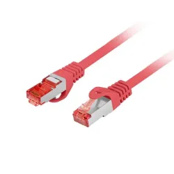 Patchcord Lanberg S/FTP kat.6 2m LSZH CU fluke passed czerwony
