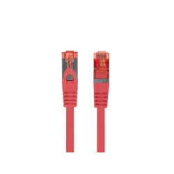 Patchcord Lanberg S/FTP kat.6 15m LSZH CU fluke passed czerwony