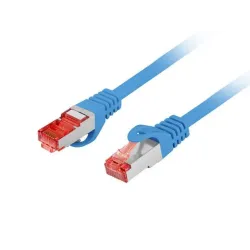 Patchcord Lanberg S/FTP kat.6 3m LSZH CU fluke passed niebieski