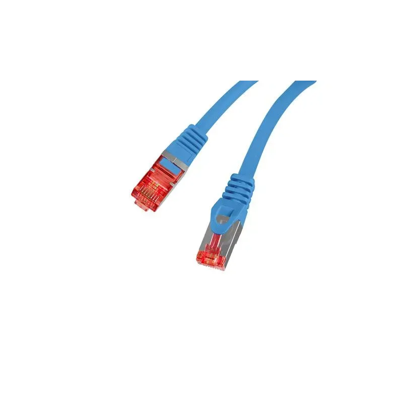 Patchcord Lanberg S/FTP kat.6 15m LSZH CU fluke passed niebieski