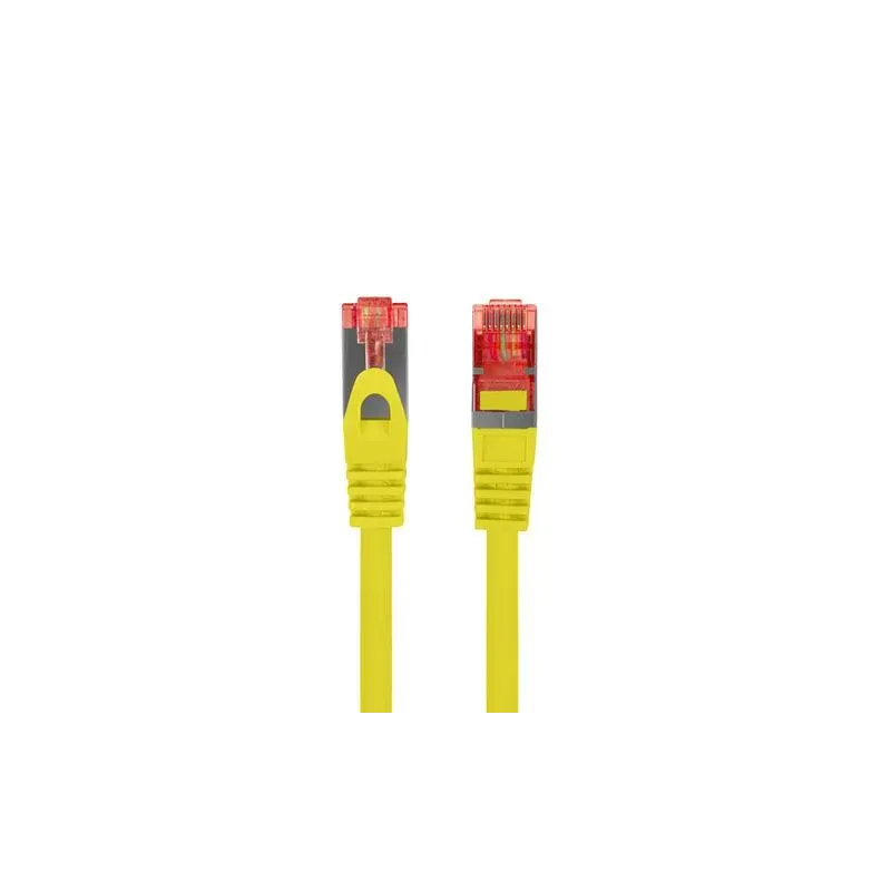 Patchcord Lanberg S/FTP kat.6 0,25m LSZH CU fluke passed żółty