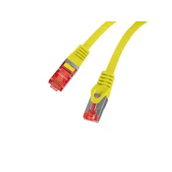 Patchcord Lanberg S/FTP kat.6 5m LSZH CU fluke passed żółty