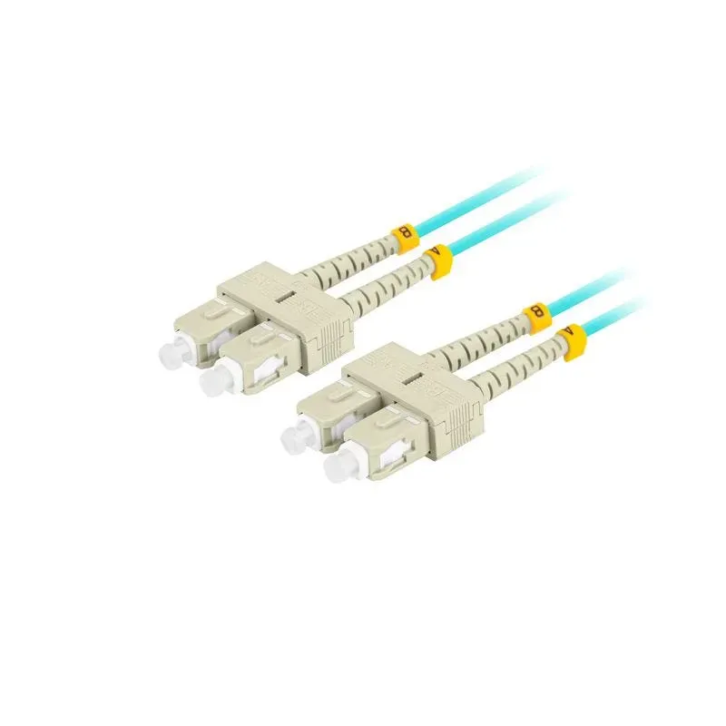 Patchcord światłowodowy Lanberg MM SC/UPC-SC/UPC DUPLEX 3.0mm OM3 50/125