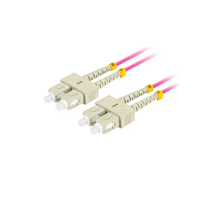 Patchcord światłowodowy Lanberg MM SC/UPC-SC/UPC DUPLEX 3.0mm OM4 50/125