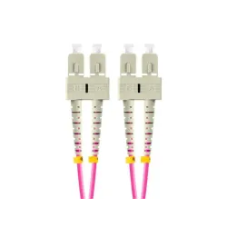 Patchcord światłowodowy Lanberg MM SC/UPC-SC/UPC DUPLEX 3.0mm OM4 50/125