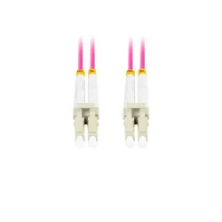 Patchcord światłowodowy Lanberg MM LC/UPC-LC/UPC DUPLEX 3.0mm OM4 50/125