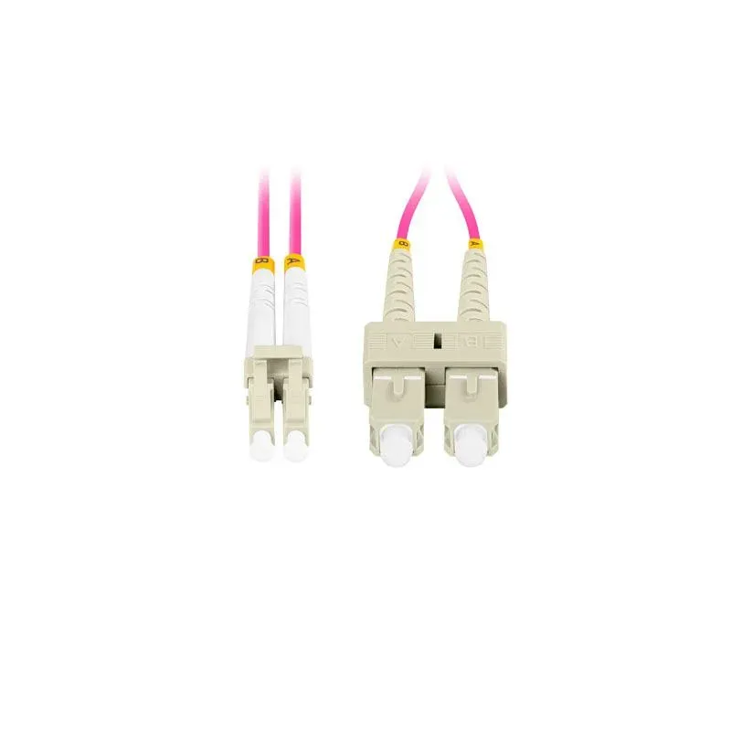 Patchcord światłowodowy Lanberg MM LC/UPC-SC/UPC DUPLEX 3.0MM OM4 50/125
