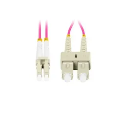 Patchcord światłowodowy Lanberg MM LC/UPC-SC/UPC DUPLEX 3.0MM OM4 50/125
