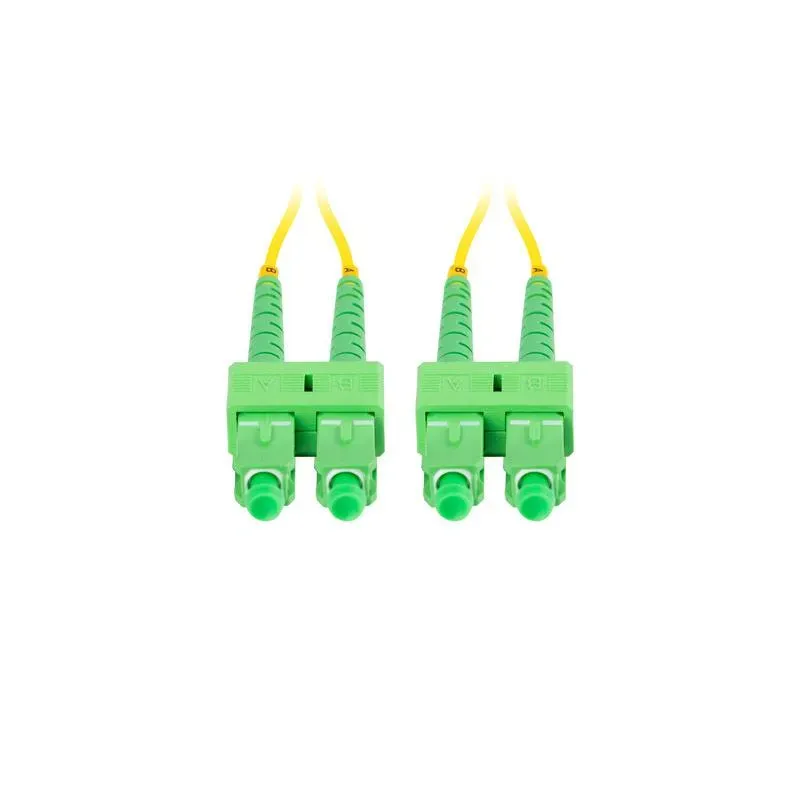 Patchcord światłowodowy Lanberg SM SC/APC-SC/APC DUPLEX 3.0mm LSZH G657A1