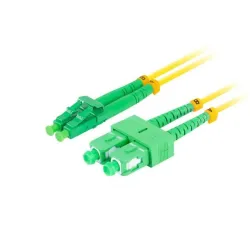 Patchcord światłowodowy Lanberg SM SC/APC-LC/APC DUPLEX 3.0mm LSZH G657A1
