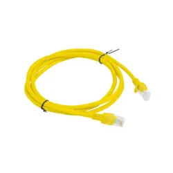 Patchcord Lanberg UTP kat.5e 1,5m żółty