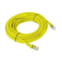 Patchcord Lanberg UTP kat.5e 10m żółty