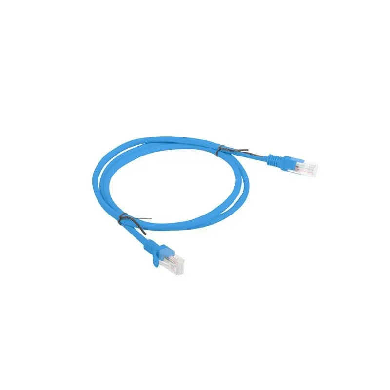 Patchcord Lanberg UTP kat.5e 1m niebieski