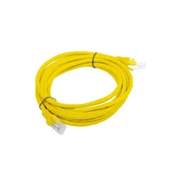 Patchcord Lanberg UTP kat.5e 3m żółty