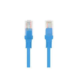 Patchcord Lanberg UTP kat.5e 5m niebieski