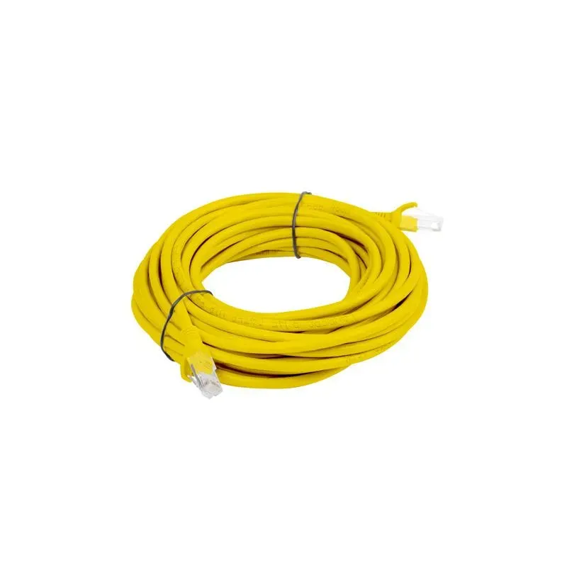 Patchcord Lanberg UTP kat.5e 5m żółty