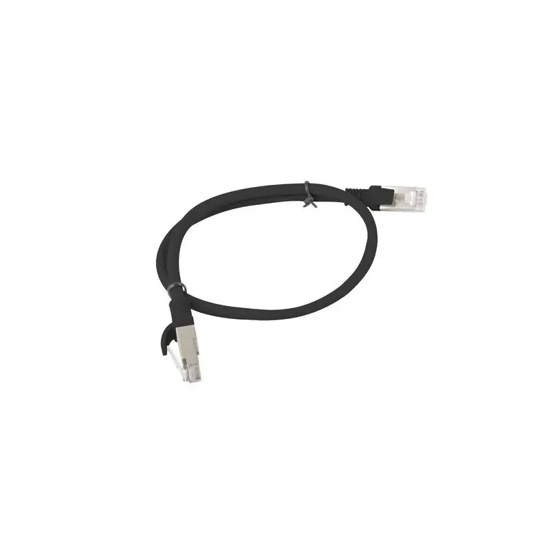 Patchcord Lanberg UTP kat.5e 0,5m czarny