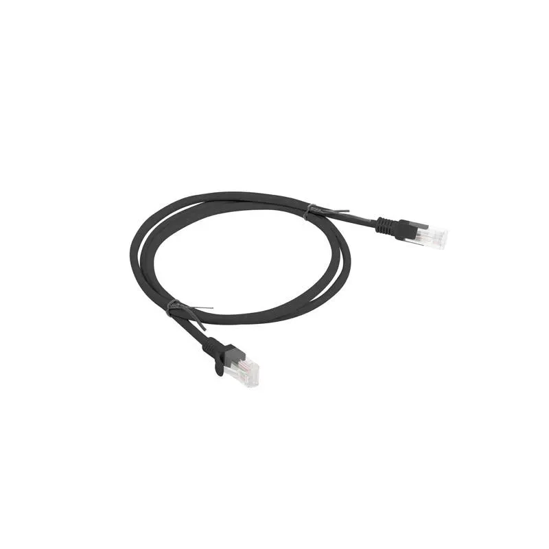 Patchcord Lanberg UTP kat.5e 1m czarny