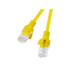 Patchcord Lanberg UTP kat.6 0,25m żółty