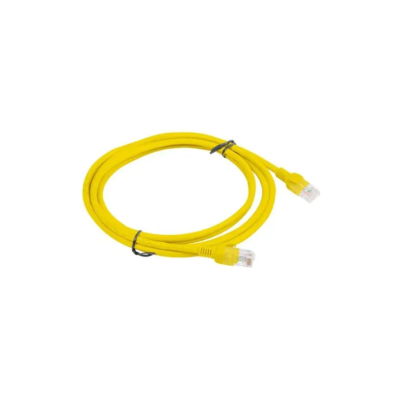 Patchcord Lanberg UTP kat.6 2m żółty