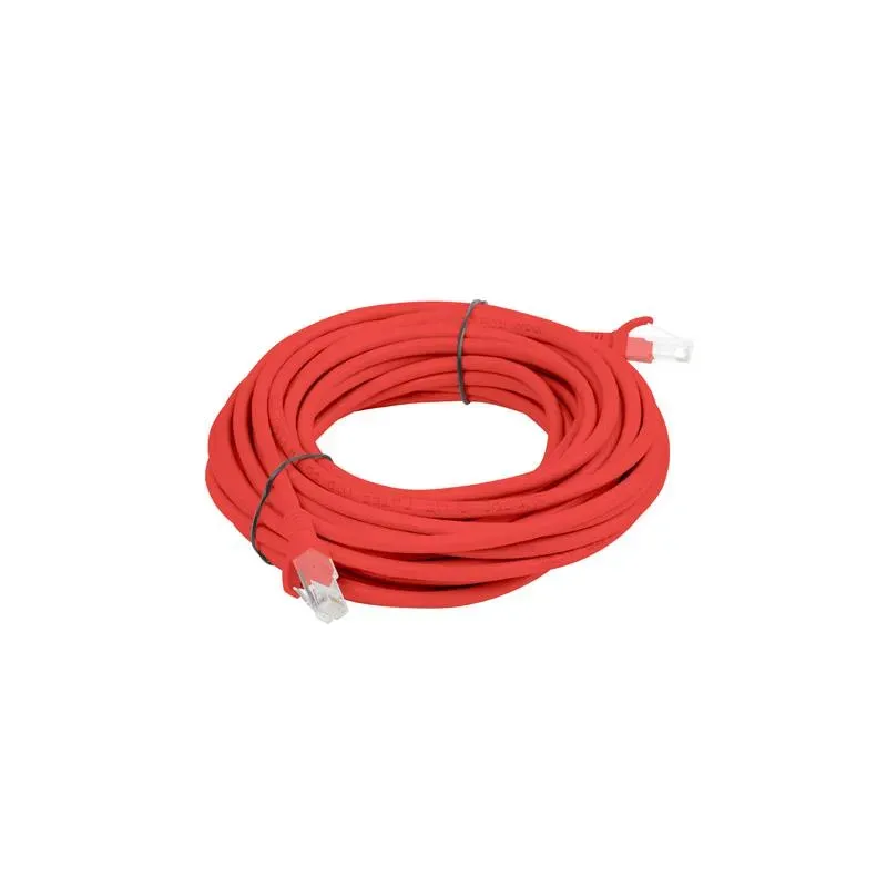 Patchcord Lanberg UTP kat.6 10m czerwony