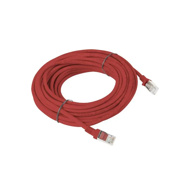 Patchcord Lanberg UTP kat.6 15m czerwony