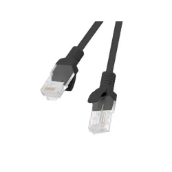 Patchcord Lanberg UTP kat.5e 2m czarny 10-Pack