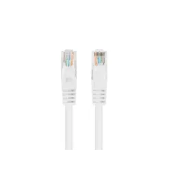 Patchcord Lanberg UTP kat.5e 2m biały 10-Pack